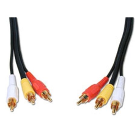 COMPREHENSIVE Comprehensive Standard Series General Purpose 3 RCA Video Cable 25ft 3RCA-3RCA-25ST